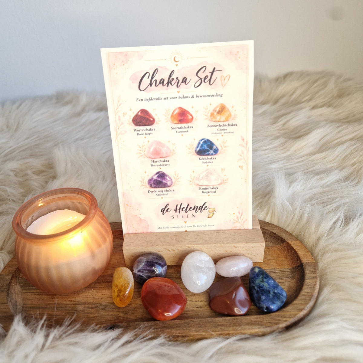 Chakraset 7 Trommelstenen | Balans & Bewustwording