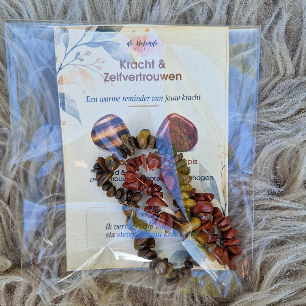 Splitarmbanden Set Kracht & Zelfvertrouwen | De Helende Steen