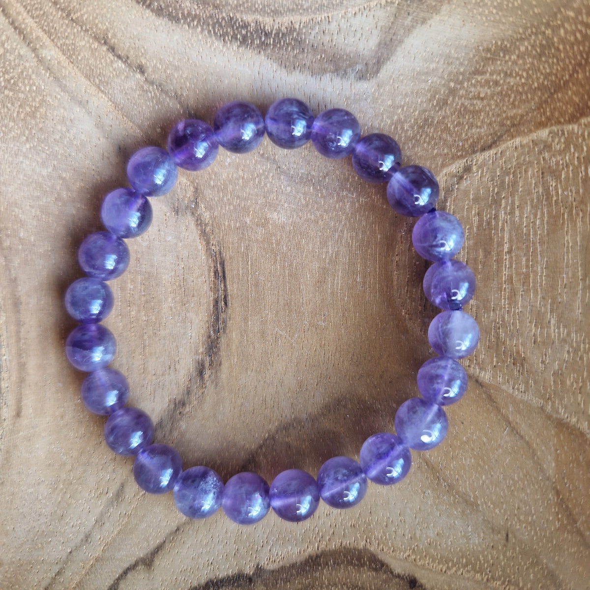 Amethist Kinderarmband 6 mm | Rust & Bewustwording | De Helende Steen