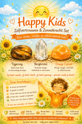 Happy Kids Zelfvertrouwen & Zonnekracht Set – Ruwe Edelstenen