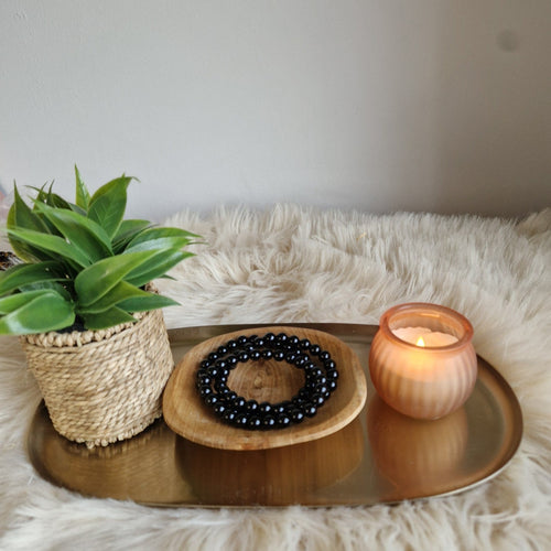 Black Onyx Armband – 21 cm