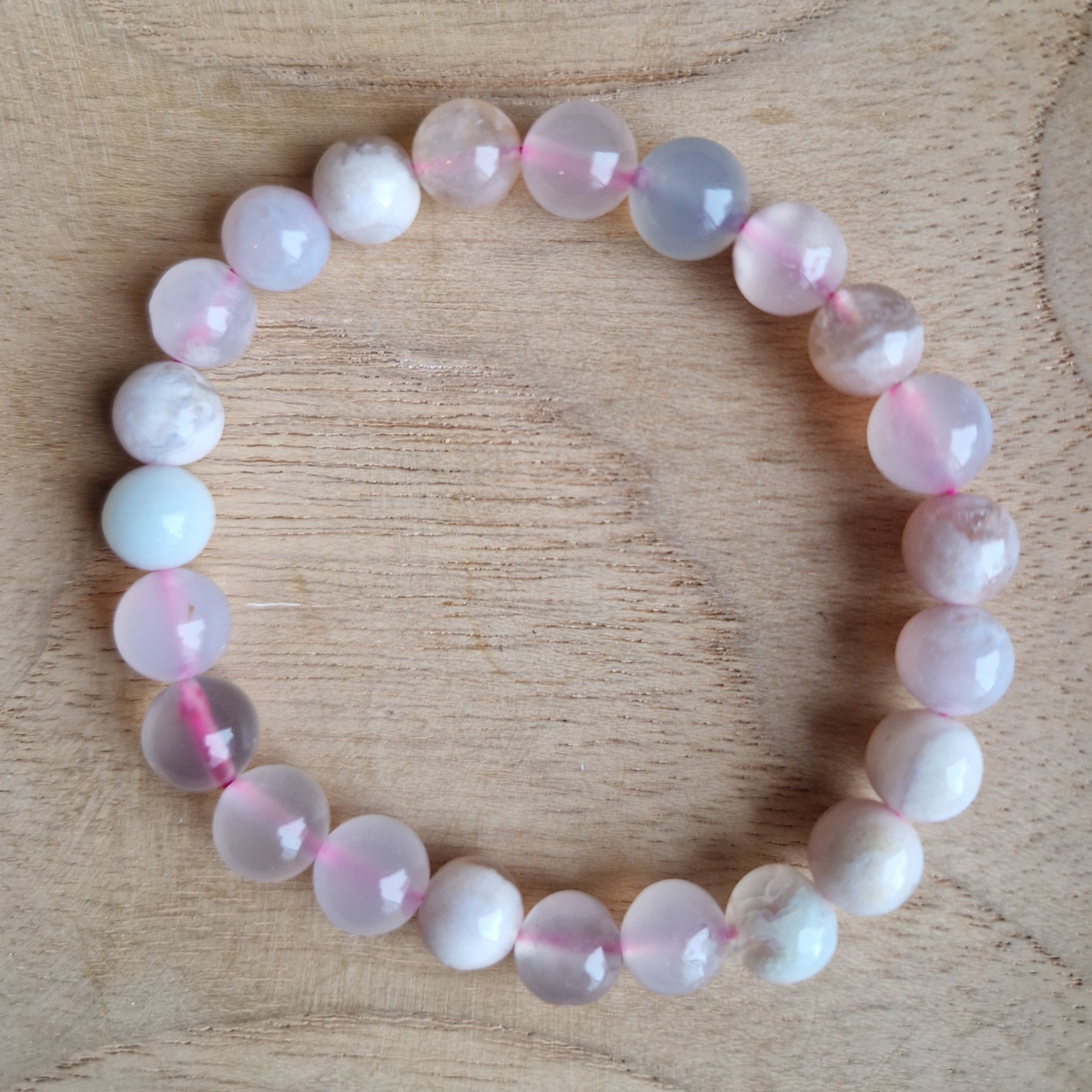 Bloemagaat Armband