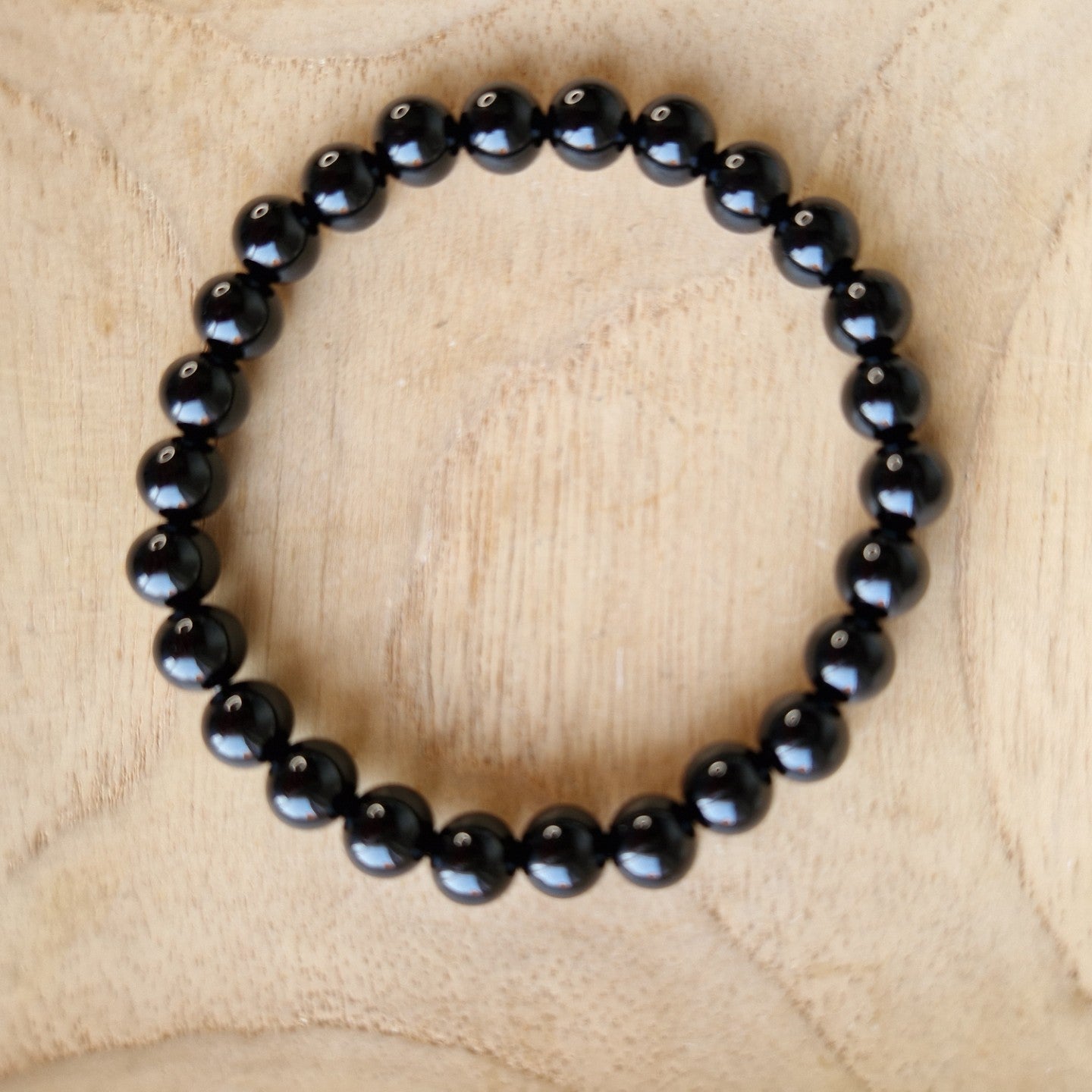 Black Onyx Armband – 21 cm