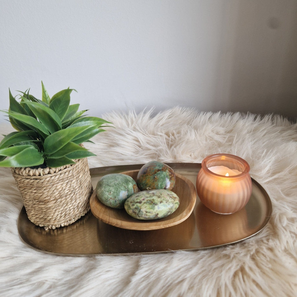 Handsteen Chrysopraas