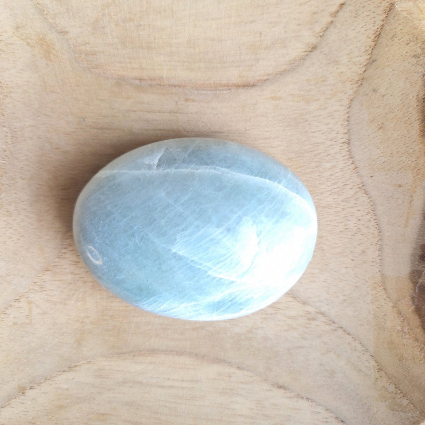 Handsteen Groene Maansteen