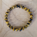 Tijgeroog armband close-up