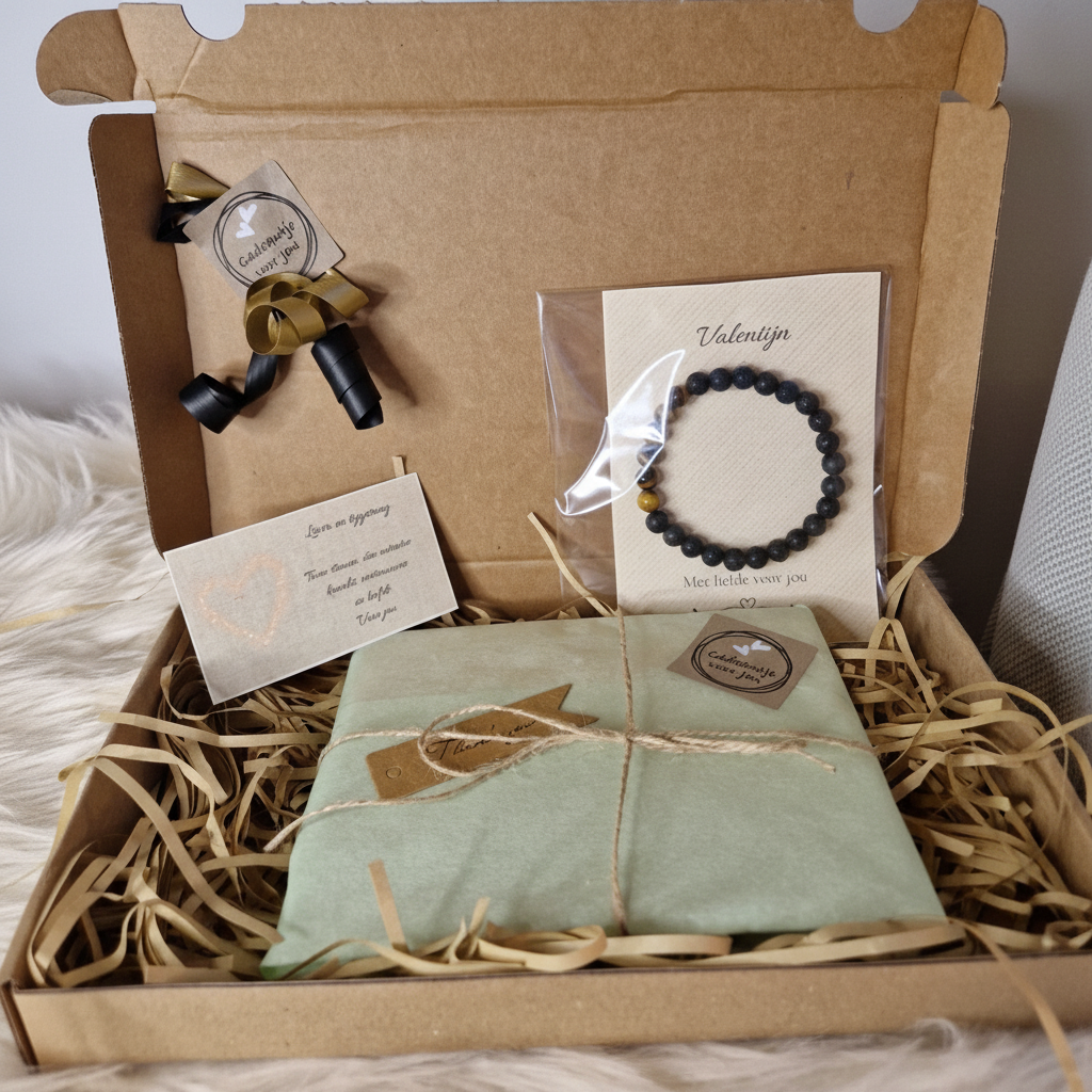 Valentijn herenarmband geschenkdoos 2