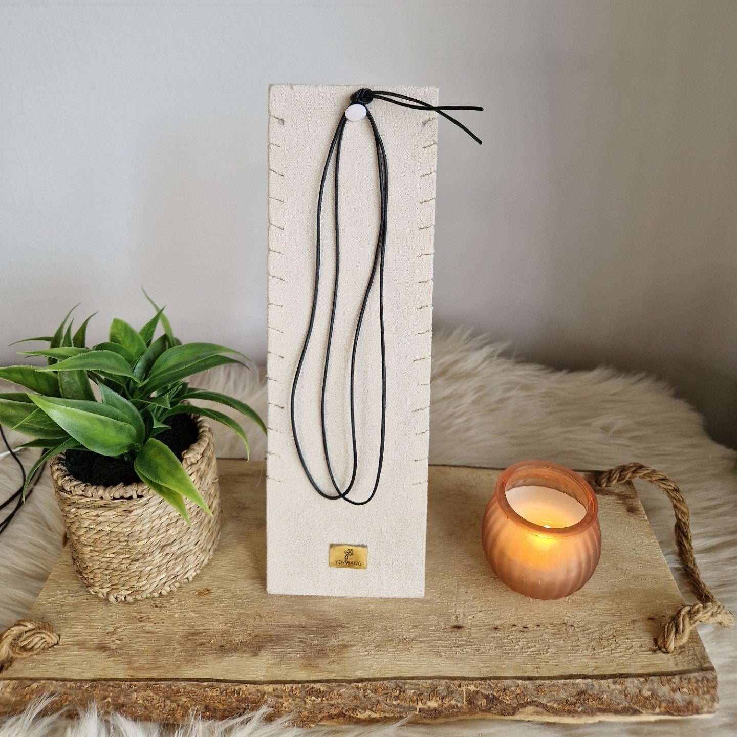 Leren veter zwart – 100 cm