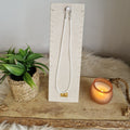 Waxkoord ketting wit met sluiting – 1.5 mm – 45-50 cm