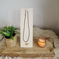 Waxkoord ketting zwart met zilverkleurige sluiting – 1.5 mm – 45-50 cm