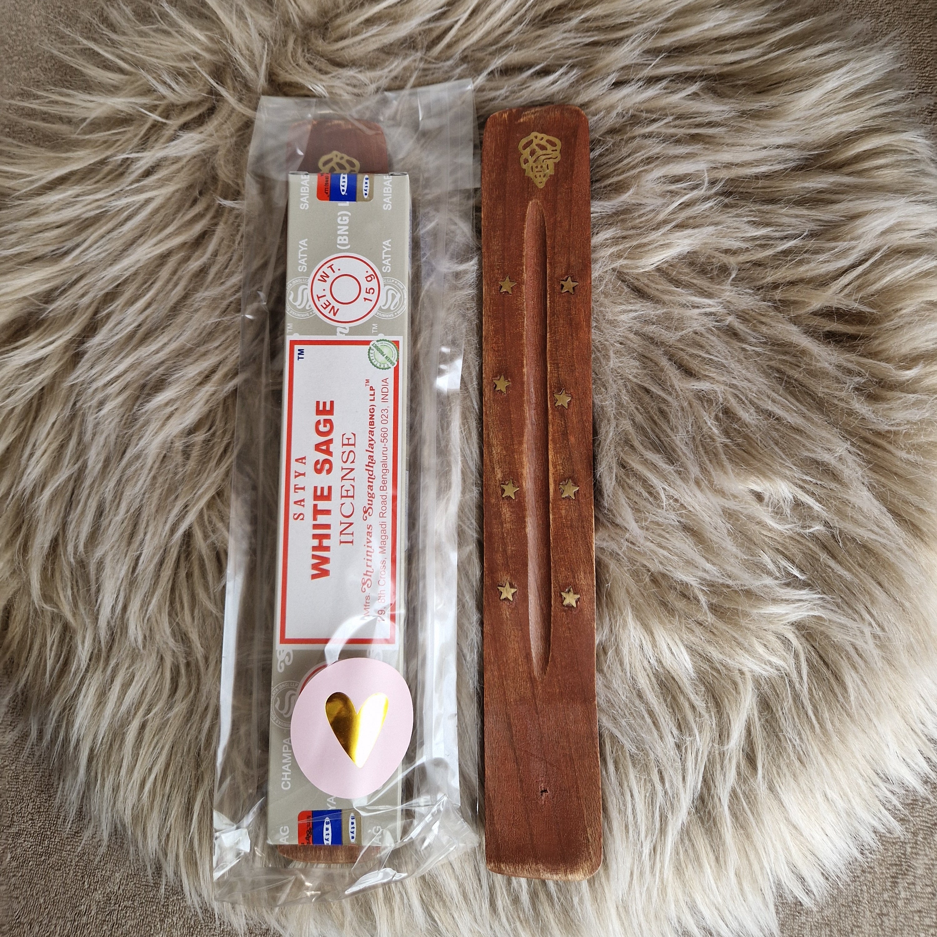 Wierook Salie met Houder – Zuivering & Frisse Energie