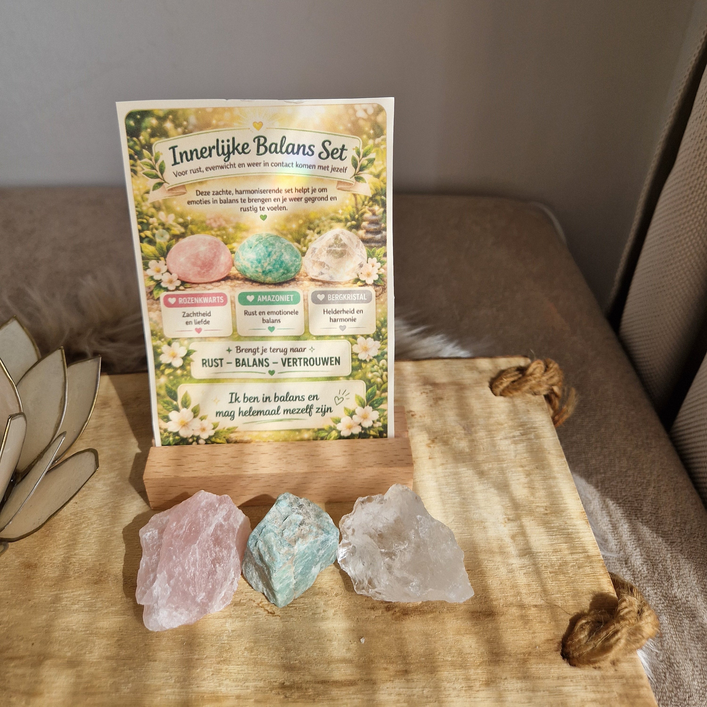 Innerlijke Balans Set – Ruwe Edelstenen