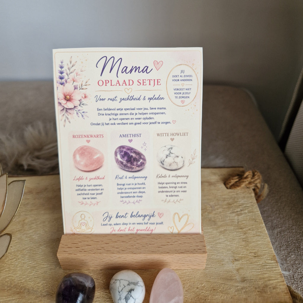 Mama Oplaad Setje – Trommelstenen