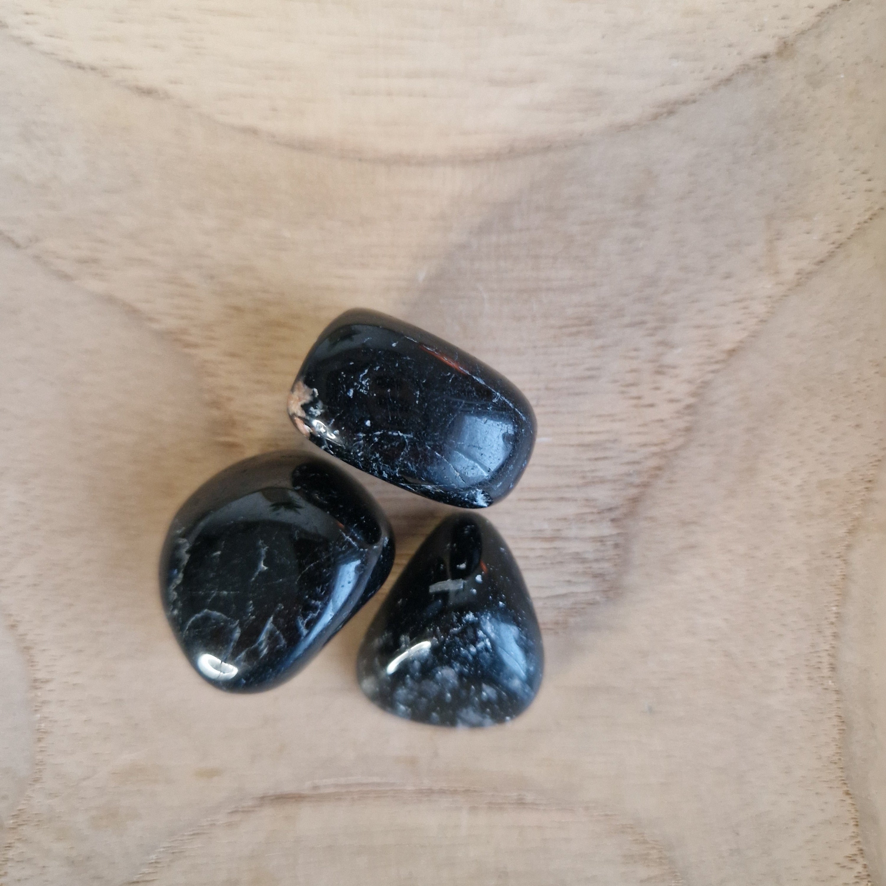 Zwarte Toermalijn Trommelsteen