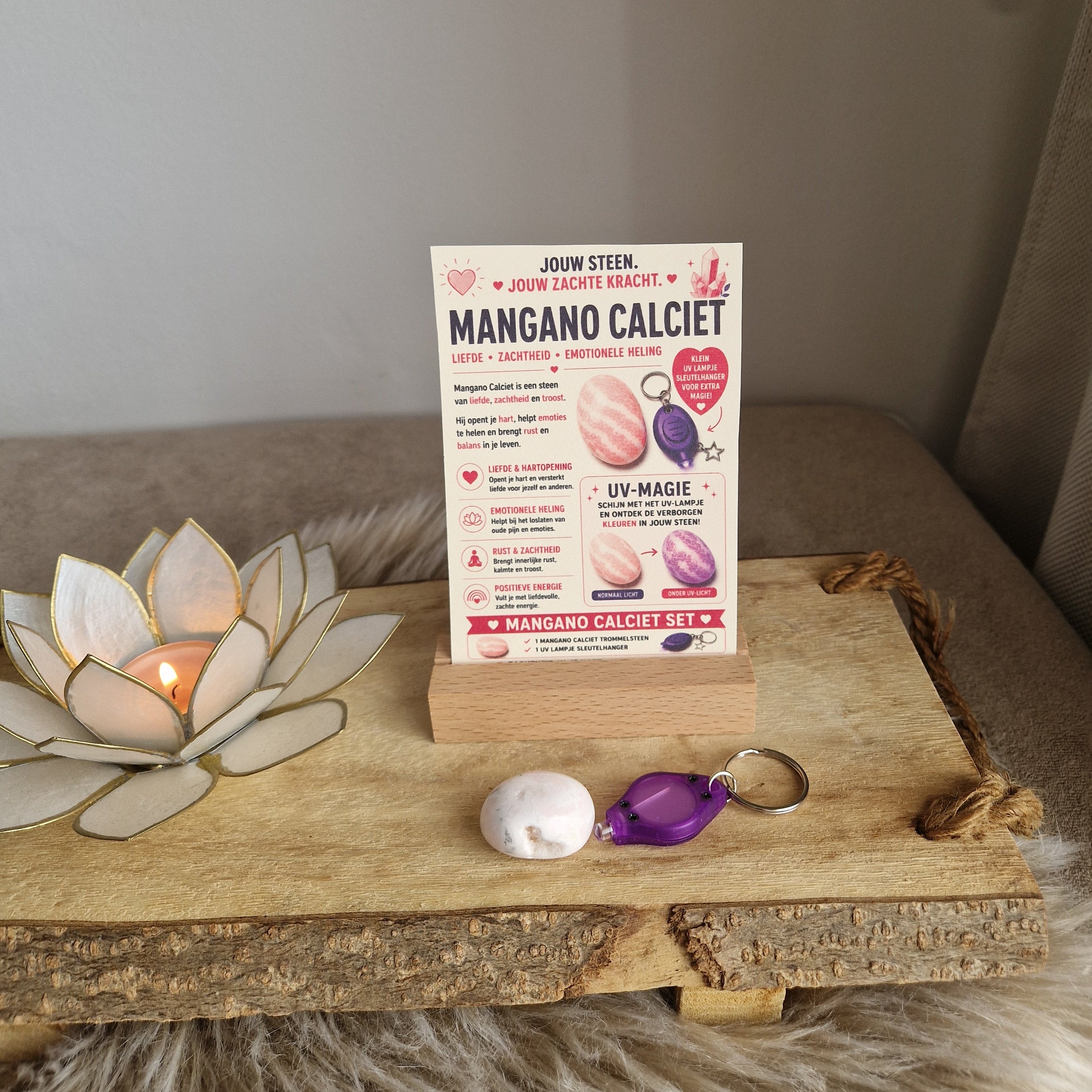 💗 Mangano Calciet Magie Set met UV-Lampje