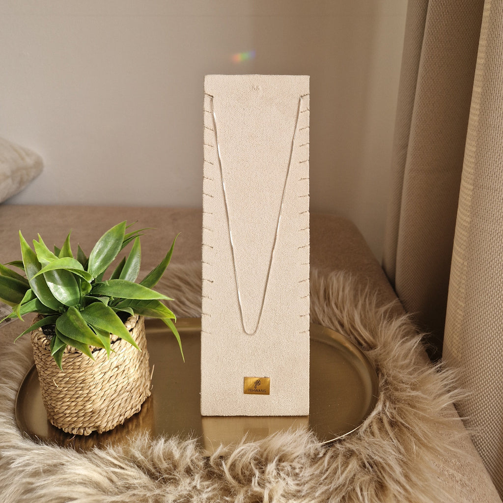 Fijne Schakelketting – Koperlegering (Zilverkleurig)