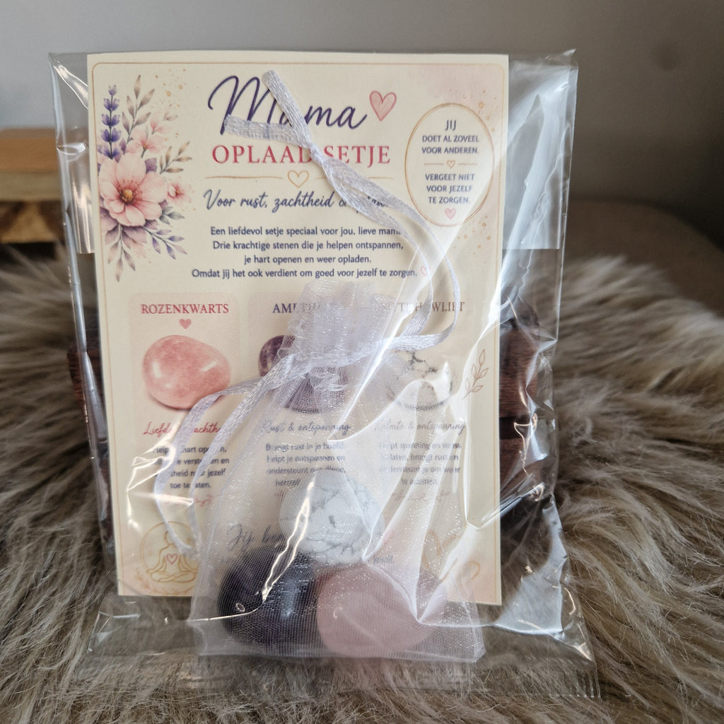 Mama Oplaad Setje – Trommelstenen