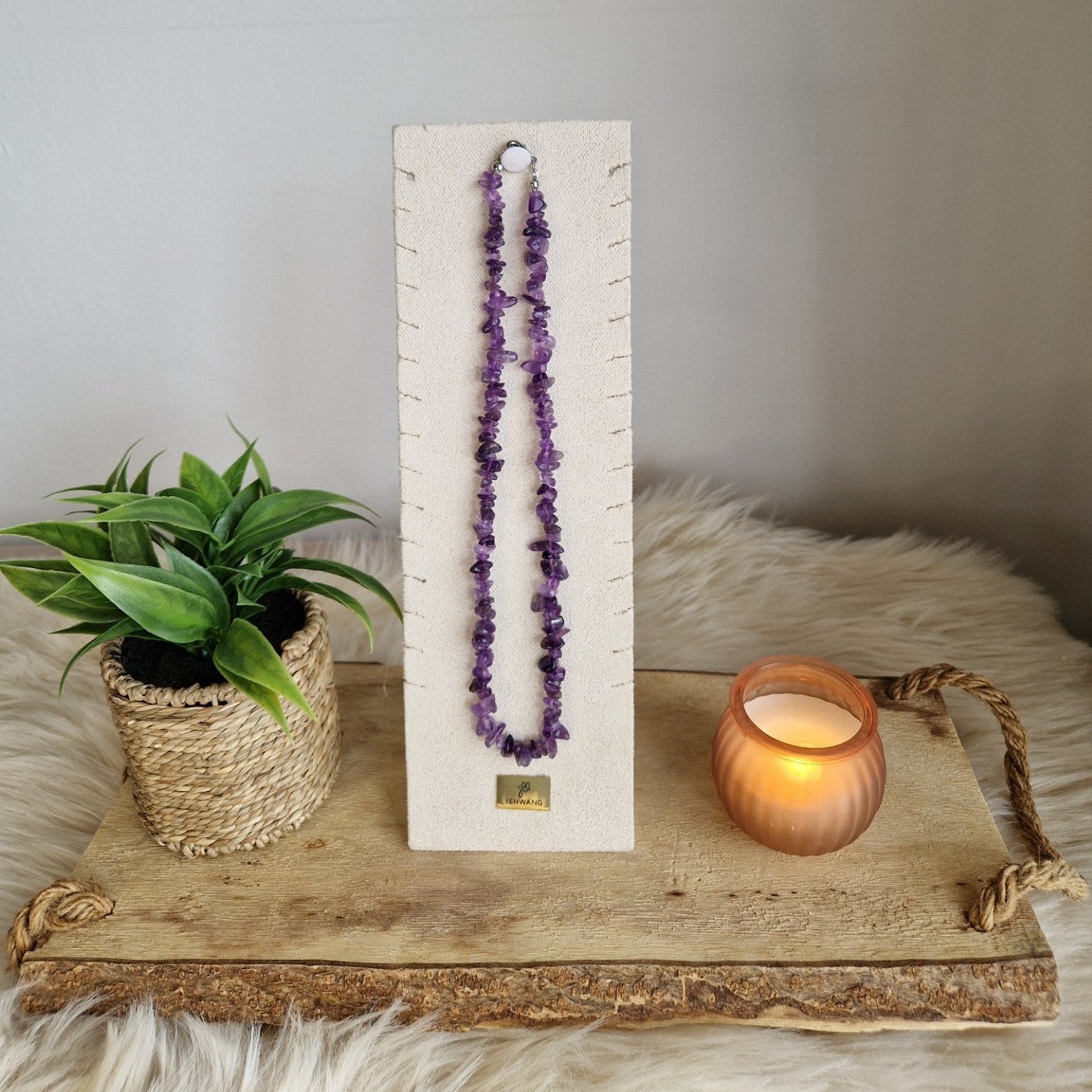 Splitketting Amethist