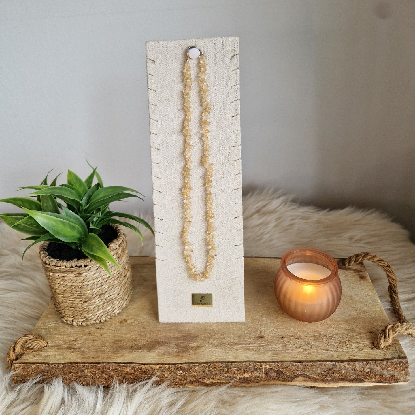 Splitketting Citrien (gebrande amethist)