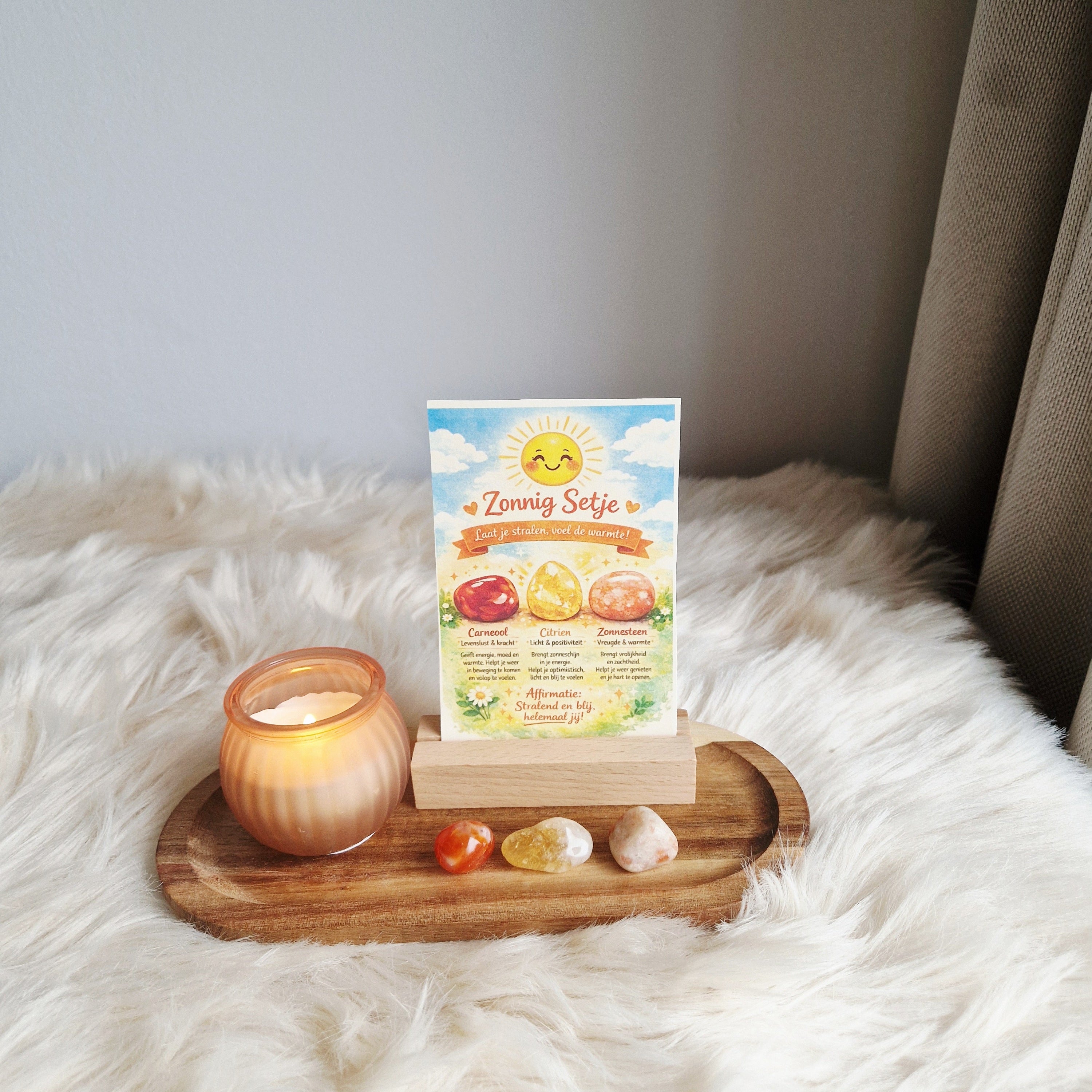 Trommelstenens setje Zonnig Setje